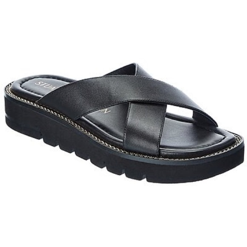 Brand NEW Stuart Weitzman Chain Leather Sandal!!